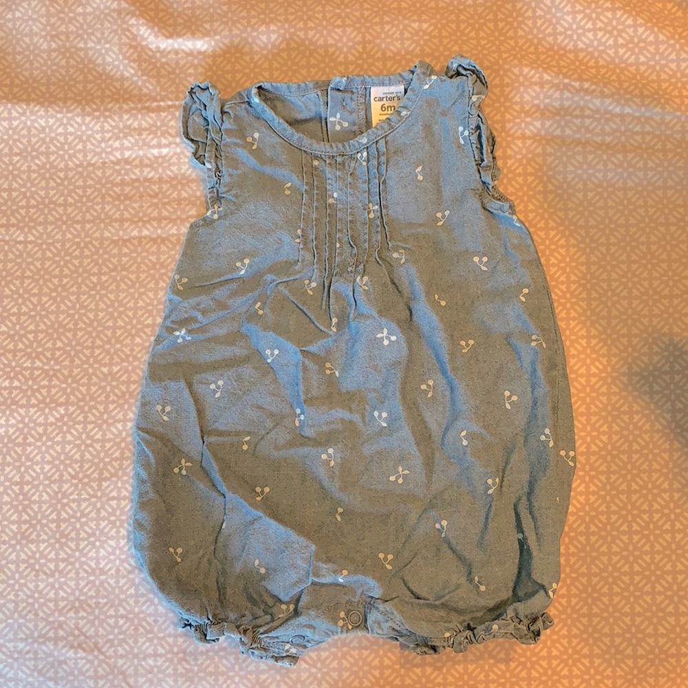 Carter’s chambray romper